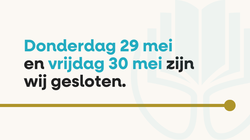 Dinsdag gesloten
